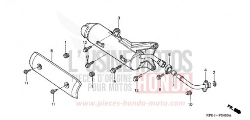EXHAUST MUFFLER NSS2501 de 2001